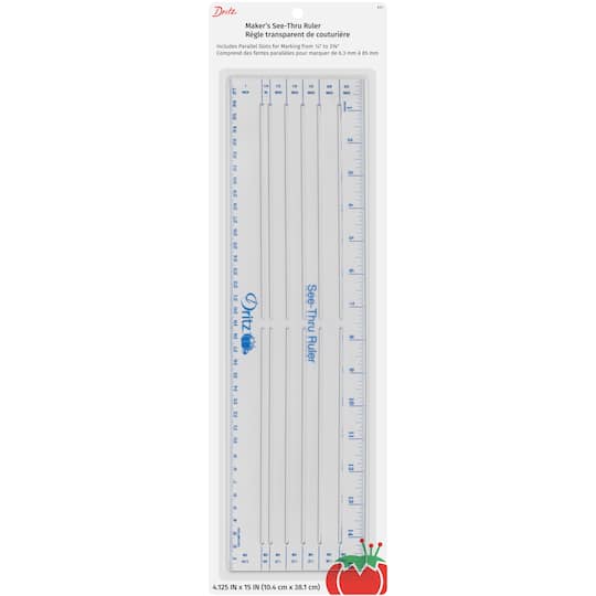 Dritz® See-Thru Dressmakers Ruler